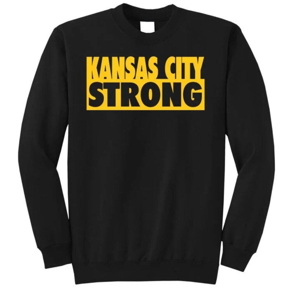 Kansas City Strong Sweatshirt Retro NFL Football Chiefs Vintage Crewneck Fan 05